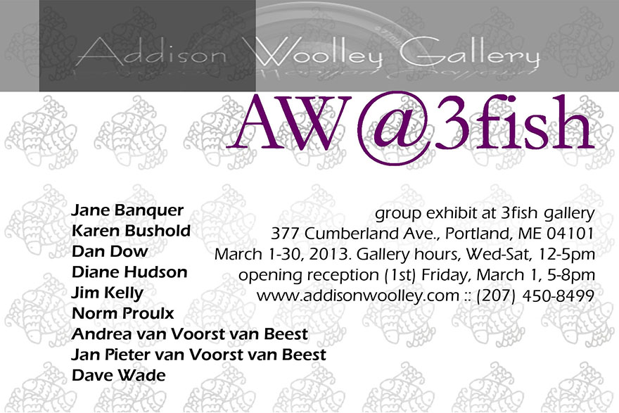 AW at 3fish gallery